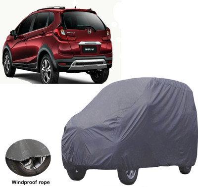 ABS AUTO TREND Car Cover For Honda WR-V (Without Mirror Pockets)(Grey)