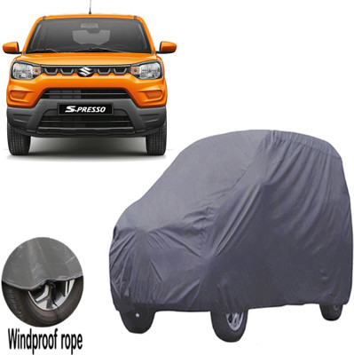 ABS AUTO TREND Car Cover For Maruti Suzuki S-Presso (Without Mirror Pockets)(Grey)