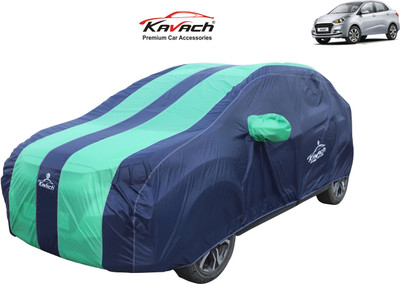 Kavach Car Cover For Hyundai Xcent (With Mirror Pockets)(Blue, Green, For 2021 Models)
