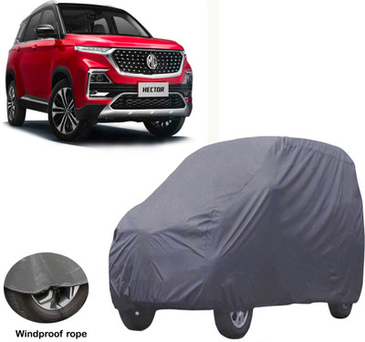 ABS AUTO TREND Car Cover For MG Hector (Without Mirror Pockets)(Grey)