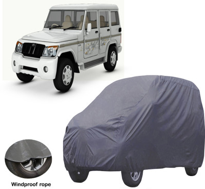 ABS AUTO TREND Car Cover For Mahindra Bolero (Without Mirror Pockets)(Grey, For 2017, 2020 Models)