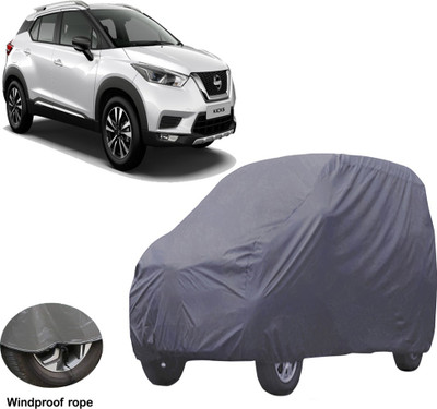 ABS AUTO TREND Car Cover For Nissan Kicks (Without Mirror Pockets)(Grey)