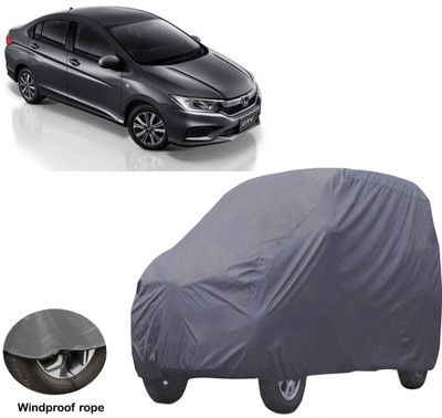 ABS AUTO TREND Car Cover For Honda New City (Without Mirror Pockets)(Grey, For 2017 Models)