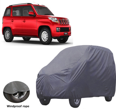 ABS AUTO TREND Car Cover For Mahindra TUV300 (Without Mirror Pockets)(Grey)