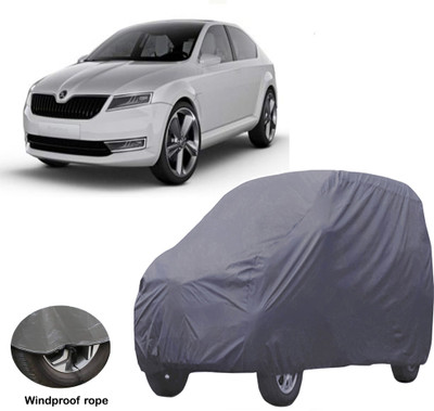 ABS AUTO TREND Car Cover For Skoda Laura (Without Mirror Pockets)(Grey)