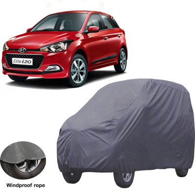 ABS AUTO TREND Car Cover For Hyundai Elite i20 (Without Mirror Pockets)(Grey)