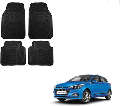 KOZDIKO Rubber Standard Mat For  Hyundai Elite i20(Black)
