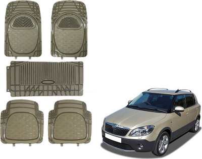 KOZDIKO PVC Standard Mat For  Skoda Fabia(Yellow)