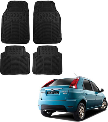 KOZDIKO Rubber Standard Mat For  Mahindra Verito Vibe(Black)