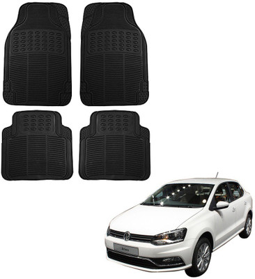 KOZDIKO Rubber Standard Mat For  Volkswagen Ameo(Black)