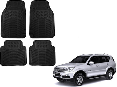KOZDIKO Rubber Standard Mat For  Mahindra Rexton(Black)