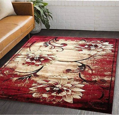 SANA CARPET T Multicolor Wool Carpet(7 ft,  X 5 ft, Rectangle)
