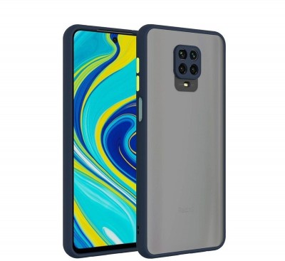 Matte Guard Back Cover for Mi Redmi Note 9 Pro, Poco M2 Pro Back Case Full Camera Protection Smoke Matte Finish Cover(Blue, Camera Bump Protector, Pack of: 1)