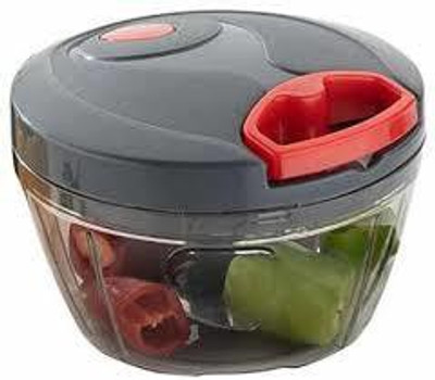 AXAR ENT Compact Chopper with 3 Blades Chopping Vegetables Fruits Nuts 450ML Vegetable & Fruit Chopper(1)