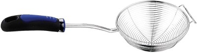 KitchenFest ® Spider Strainer Stainless Steel Skimmer Ladle Food Frying Spoon With Long Handle For Home Kitchen 14 Inch Strainer(Silver Pack of 1)