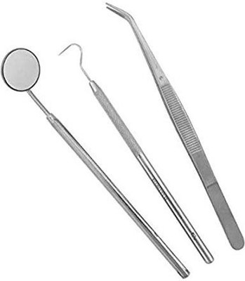 ARINEO 3 Instruments Dental Examination Kit Set for Student Dental Elevator