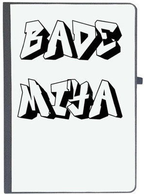 UDNAG Handcrafted Gift A5 Diary Ruled 80 Pages(Black)