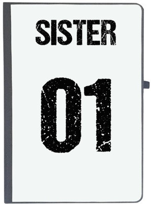 UDNAG Handcrafted Gift A5 Diary Ruled 80 Pages(Black)