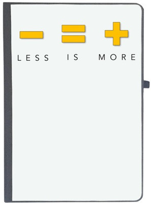 UDNAG Handcrafted Gift A5 Diary Ruled 80 Pages(Black)