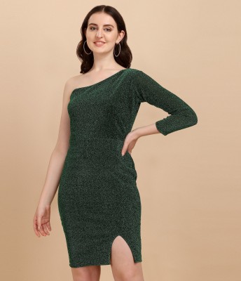 Sheetal Associates Women Bodycon Green Dress