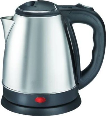 Briqre Cordless Hot Water Tea, Coffee, Water Electric Kettle Electric Kettle(1.8 L, Silver, Black)