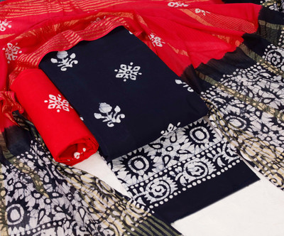 INTHIC Cotton Blend Printed Salwar Suit Material