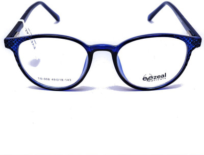 EYEZEAL Full Rim Oval Frame(140 mm)