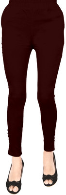 v naitikkumar Brown Jegging(Solid)