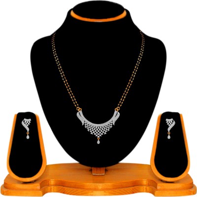 Navya COLLECTION Alloy Gold-plated Gold Jewellery Set(Pack of 1)