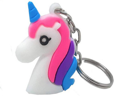 heeva creation Cute Unicorn Key Chain.1 Piece.(Multi Colour). Key Chain