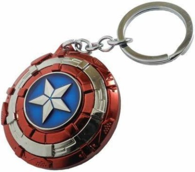 Grazy Metal Avengers Superhero Captain America Shield Key Chain Key Chain