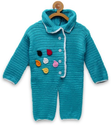 CHUTPUT Baby Boys & Baby Girls Casual Sweater Pyjama(Blue)