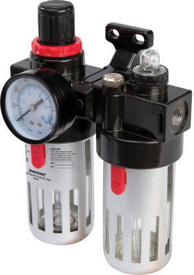 HOSEMART FRL Unit 1/2 Inch Filter Regulator Lubricator Pneumatic Test Indicator