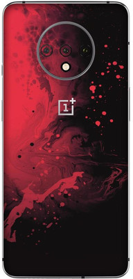 Yuckquee Compatible with OnePlus 7T Mobile Skin/Wrap/Sticker for Back & Sides & Camera, Protective, Stratchless, Matte. D-123 Mobile Skin(Abstract)