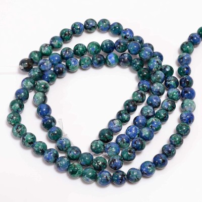 Maitri Export Maitri Export Natural Crystal - Stone/Beads/Gemstone 8mm Round Loose Beads in String for Making Necklace/Jewelry/Bracelet/Mala Agate Stone Chain