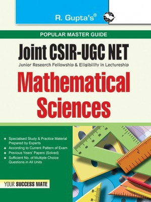 Joint CSIR UGC-NET Mathematical Sciences (Part-B & C) Exam Guide(Paperback, By R Gupta)
