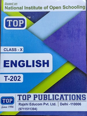 Top NIOS Class 10 English (English, Paperback, Top Publications)(Hardcover, top)