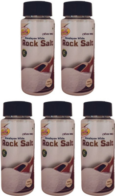 Dharmasut Sendha Namak for Healthy Cooking | Sprinkle Bottle 750gm Rock Salt(750 g, Pack of 5)