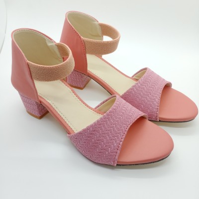 AGSR Women Heels(Pink , 9)