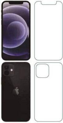 PONDRIK Front and Back Screen Guard for APPLE IPHONE 12(Pack of 2)