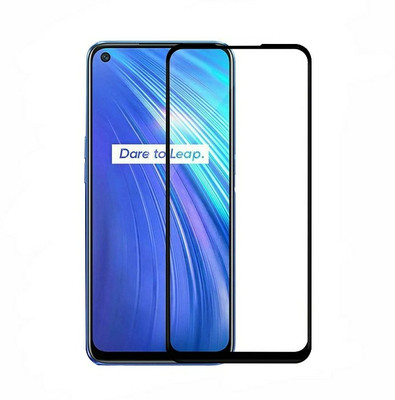 tendwell Edge To Edge Tempered Glass for Realme 6(Pack of 1)