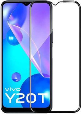 welldesign Edge To Edge Tempered Glass for Vivo Y20t, VIVO Y20T(Pack of 1)