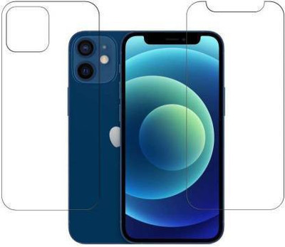 PONDRIK Front and Back Screen Guard for IPHONE 12 MINI(Pack of 2)