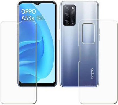 PONDRIK Front and Back Screen Guard for OPPO A53s 5G(Pack of 2)