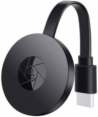 Clairbell XTH_666C Chrome cast WiFi HDMI Dongle & Wireless Display for TV\Laptop\Desktop\Tablet Compatible with All Smartphone Media Streaming Device(Black)