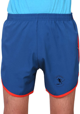 labh traders Solid Men Blue Running Shorts