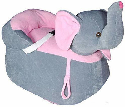 Patly Cute Elephant Shape Soft Toy Chair/seat for Baby Sitting  - 42 inch(Multicolor)