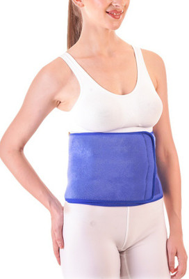 COIF Sweat Slim Belt for Men and Women Non-Tearable Neoprene Body Shaper wear Abdominal Belt(Blue)