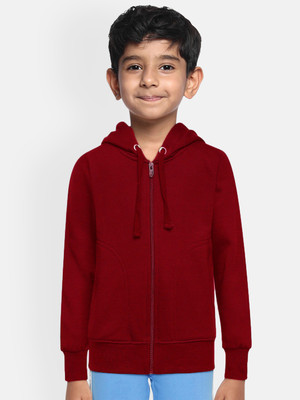 ADBUCKS Full Sleeve Solid Boys Sweatshirt