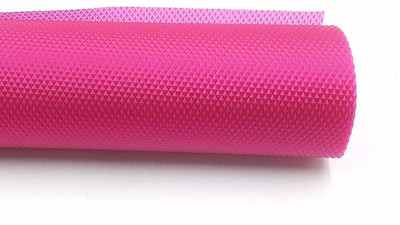 jktraders Rectangular Pack of 1 Table Placemat(Pink, Polyester)